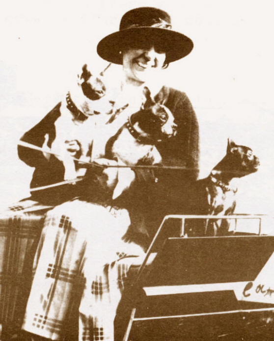 Loula and Bostons at the National Western Stock Show