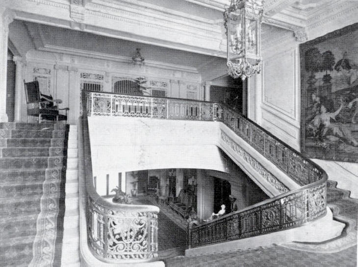 Stairway and great hall