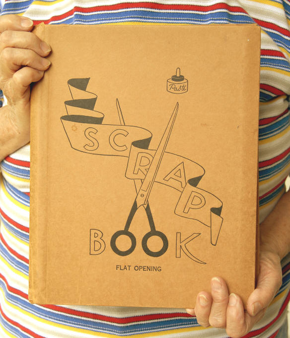 Scrapbook Cover -- Opening the Scrapbook